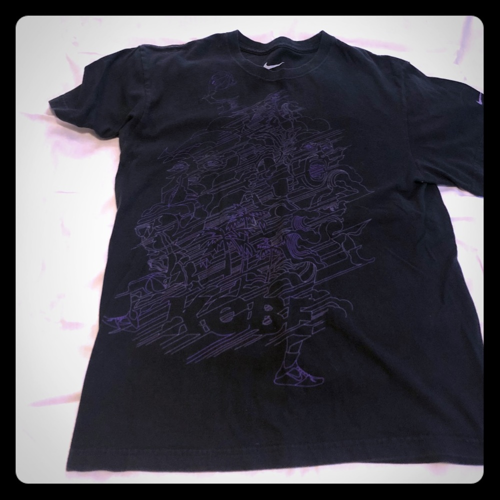 Kobe Nike black and purple t shirt small